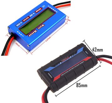 Wattmeter Hoge Precisie Power Meter Rc Watt Meter Balance Spanning Batterij Power Analyzer blauw 100A