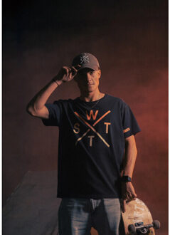 Watts Unisex logo t-shirt 03 organisch katoen donkergrijs - M