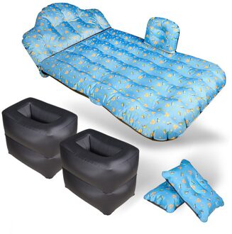 Wave patroon wordt geleverd met een hoofd gear SUV achterbank opblaasbare bed massaal vochtbestendige camping matras comfort Auto reizen Bed groen