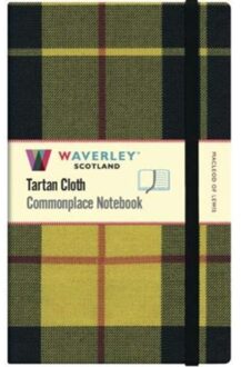 Waverley Notebooks: Macleod Of Lewis Tartan Cloth Commonplace Large Notebook
