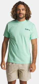 Waves T-Shirt Blauw - S