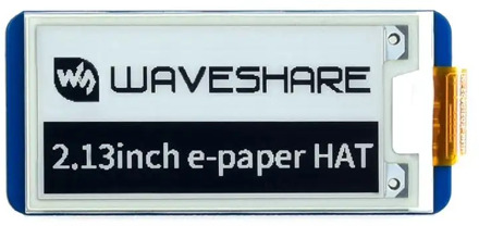 Waveshare 2.13inch E-Ink display HAT for Raspberry Pi 250x122 Resolution e-Paper SPI supports partial refresh Version 2