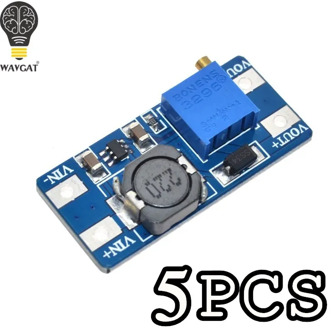 WAVGAT 5PCS MT3608 DC-DC Step Up Converter Booster Power Supply Module Boost Step-up Board MAX output 28V 2A For Arduino