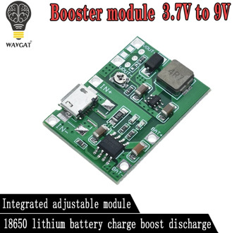 WAVGAT Lithium Li-ion 18650 3.7V 4.2V Battery Charger Board DC-DC Step Up Boost Module TP4056 DIY Kit Parts