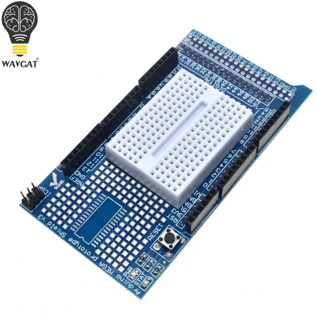 WAVGAT MEGA 2560 R3 Proto Prototype Shield V3.0 Expansion Development Board + Mini PCB Breadboard 170 Tie Points for arduino DIY