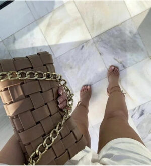 Wavy bag | bruin - maat One size