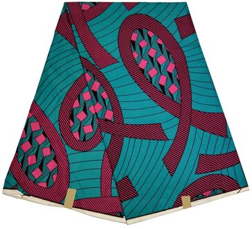 Wax Gegarandeerd Echte Wax Afrikaanse Print Stof Afrikaanse Stof 6 Yard/Pcs