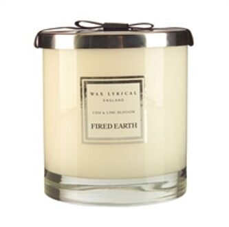 Wax Lyrical Fired Earth Large Candle Chai & Lime Blossom