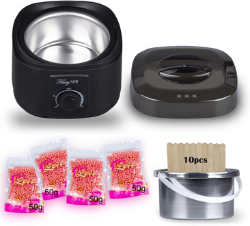 Wax-melt Heater Warmer Machine Set Hair Removal Waxing Kits Hard Hot Wax Beans Depilatory Paraffin Stripless Wax Beads Sticks