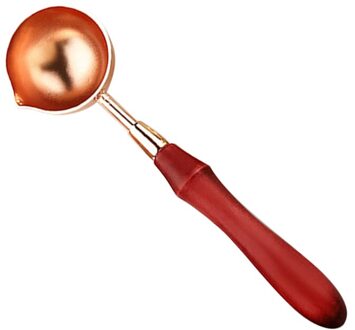 Wax Seal Smelten Oven Massief Hout Oven Oven Retro Wax Pot Kralen Sticks Heater Wax Warmer Decoratieve Craft Voor Kaars stempel Solid wood-rood