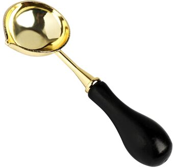 Wax Seal Smelten Oven Massief Hout Oven Oven Retro Wax Pot Kralen Sticks Heater Wax Warmer Decoratieve Craft Voor Kaars stempel Solid wood-zwart