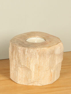 Waxinelichtje versteend hout nr. 12