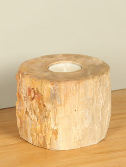 Waxinelichtje versteend hout nr. 14