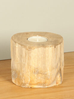 Waxinelichtje versteend hout nr. 4