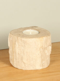 Waxinelichtje versteend hout nr. 5