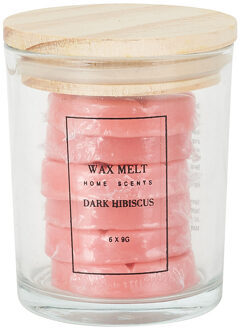 Waxmelts in pot - dark hibiscus - 6 stuks