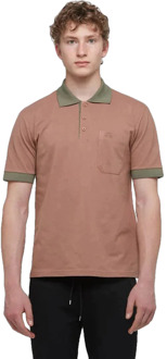 WB Comfy heren polo shirt korte mouw Bruin - XL