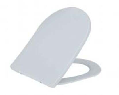 WB Shade Slim toiletzitting + deksel one-touch mat-wit