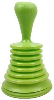 Wc Afvoer Plunjers Pijplijn Baggerschip Huishoudelijke Riool Zuig Plug Keuken Rubber Sink Plunger Pijp-Cleaner Badkamer Gereedschap groen
