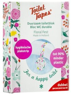 Wc Blokje Op Strip Floral Fest