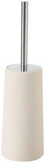 Wc Borstel Houder Set Met Handvat & Deksel Toilet Cleaner Holder Kantoor Beige