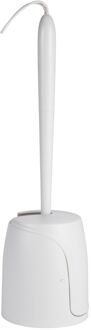 Wc-borstel Met Houder - Kunststof - Vrijstaand - Wit