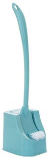 Wc Borstel Set Sterke Haren Goede Grip Compact Lange Handvat Borstel Zware Base Duurzaam Thuis Badkamer Cleaning Tools blauw
