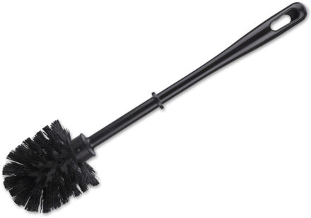 Wc-borstel/toiletborstel - zwart - 36 cm - kunststof - Toiletgarnituur