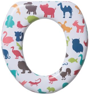 Wc-bril Bedrukt Pu - Met Dierenprint