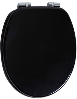 Wc-bril Cannes - Mdf - Softclose - Verstelbaar - Zwart