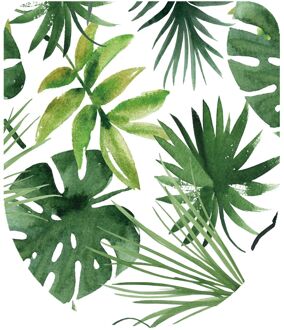 Wc-bril - Duroplast - D-vorm - Softclose - Verstelbaar - Quick Release - Met Tropische Print