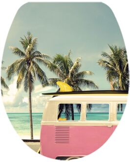 Wc-bril - Duroplast - Softclose - Verstelbaar - Met Surfprint