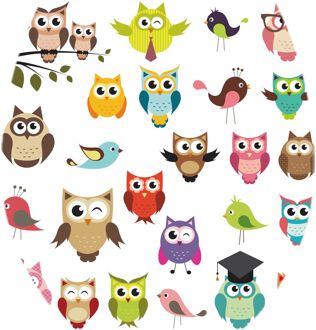 Wc-bril - Duroplast - Softclose - Verstelbaar - Met Uilenprint