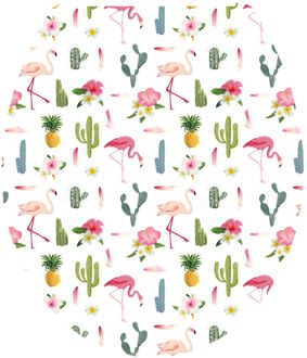 Wc-bril - Duroplast - Softclose - Verstelbaar - Quick Release - Met Flamingoprint