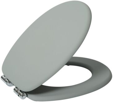 Wc-bril - Mdf - Softclose - Verstelbaar - Quick Release - Grijs
