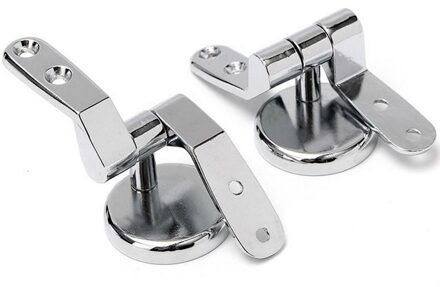 Wc-deksel Scharnier Effen Toiletbril Zinklegering Armatuur Beugel Badkamer Hotel Wc Cover Accessoire Wc-deksel Scharnier Thuis Gereedschap