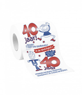 WC Papier - Toiletpapier - 40 jaar man