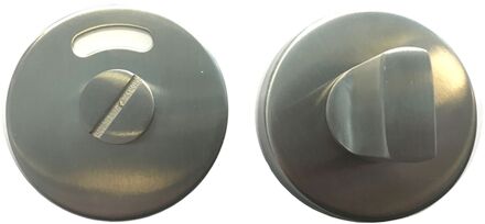 Wc-sluiting Zweden - Op Rond Rozet - Rvs - Diameter 53mm Wc63/8mm