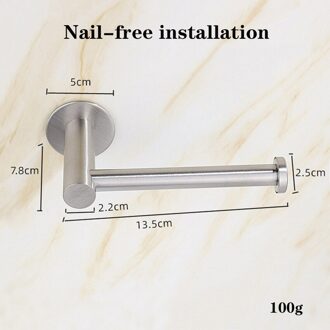 Wc Wall Mount Toiletrolhouder Roestvrij Staal Badkamer Keuken Papierrol Accessoire Tissue Handdoek Accessoires Houders Sanding