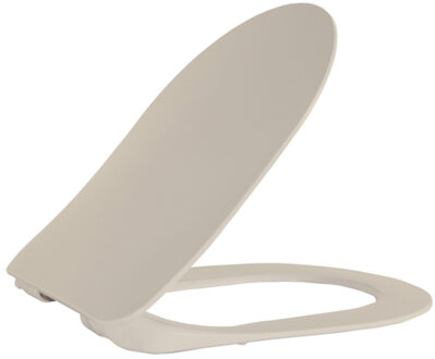 Wc-Zitting - duroplast - softclose - quick release - Inox Scharnieren - Koel Grijs KC0903.01.1800E Koelgrijs mat