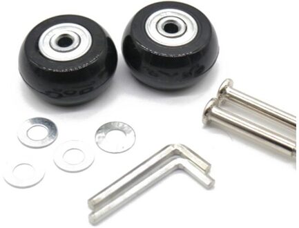 WCS-2 Sets Van Bagage Koffer Vervanging Wielen Assen Deluxe Reparatie Tool Od 35 Mm