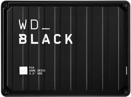 WD Black Game Drive HDD P10 portable 4TB Externe harde schijf Zwart