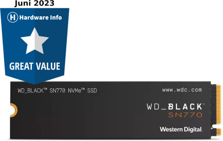 WD Black SN770 NVMe SSD 500GB
