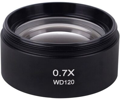 WD120 0.7X Trinoculaire Stereo Microscoop Auxiliary Objectief Barlow Lens 48Mm Draad