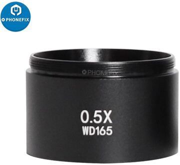 WD165 WD30 0.5X 0.7X 2.0X 1X Trinoculaire Microscoop Barlow Objectief Zoom Stereo Microscopio Camera Extra Objectief