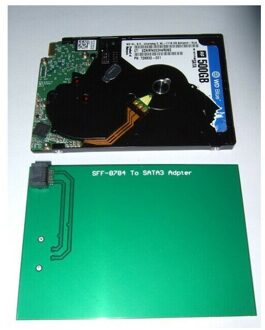 WD5000MPCK SFF-8784 SATA Express to sata 3.0 2.5 inch 6Gbps adapter card - small
