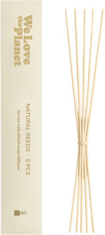 We Love the Planet Geur diffuser - Natural Reeds voor de 250 ml - 5 stuks