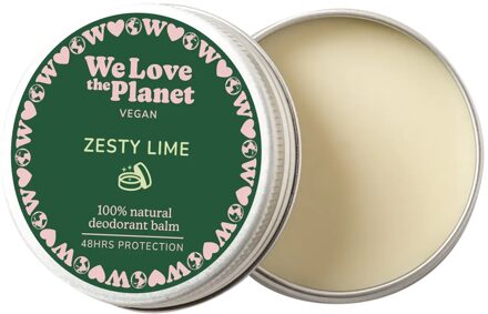 We Love the Planet Natuurlijke deodorant balm - zesty lime - 35 gram