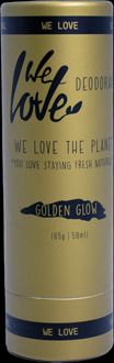 We Love the Planet Natuurlijke Deodorant Stick - Golden Glow - 65 gram