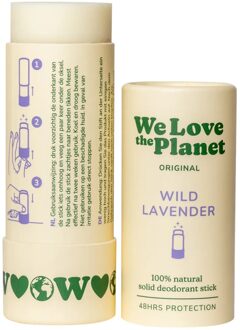 We Love the Planet Natuurlijke deodorant stick - Wild Lavender - 40 gram
